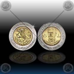 MEHIKA 5 Pesos 2010 "Francisco Ignacio Madero"